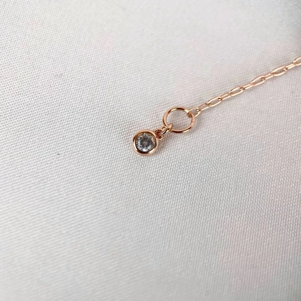 Kate Spade - Yours Truly Pave Heart Mini Pendant Necklace - Picture 6 of 6
